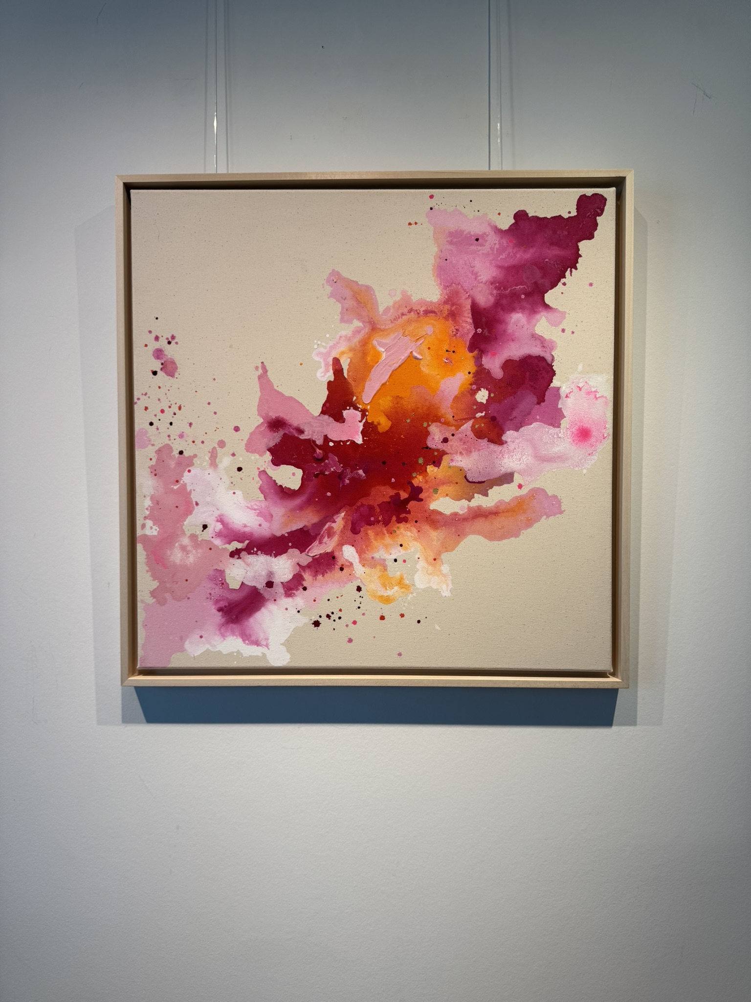 Leise Wärme, 2026, Acryl auf grundierter Leinwand, Ansicht 8
